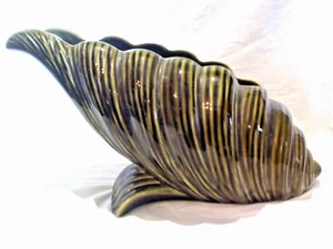 Rare Vintage SylvaC Shell Design Large Mantle Vase Planter Art Deco Excellent - Picture 1 of 5