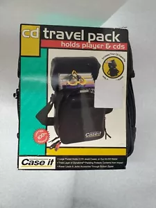 Case It Vintage Padded Travel Pack holds Player & Cds.UNUSED - Picture 1 of 11