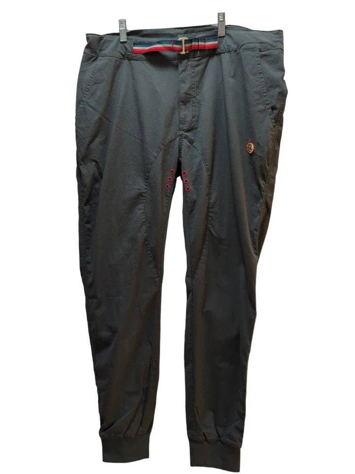 Maloja HabichtM. Pants Men XL hiking joggers dark gray multi-colored belt Foto 1 de 4