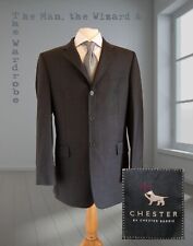 Chester Barrie Mens Grey Blazer Super 100's 100% Wool Size 40L