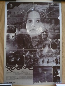 Krzysztof Domaradzki - Star Wars - Rogue One - Silver Variant - 16/60 - Poster