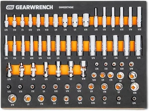 GEARWRENCH 68 Piece 1/4” Drive Master Socket Set in Foam Tray - GWMSSKT14SAE - Picture 1 of 6