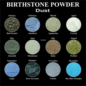 Birthstone Crushed Gemstone Dust Powder Healing Stone Powder Birthstone Sand - Picture 1 of 48