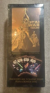 Star Wars Trilogy IV-VI 1st Time on DVD 4 Disc Box Set Full screen NEW Sealed - Picture 1 of 3