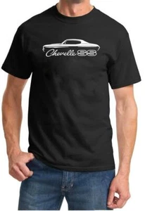 1971 1972 Chevelle SS Hardtop Classic Outline Design Tshirt NEW - Picture 1 of 13