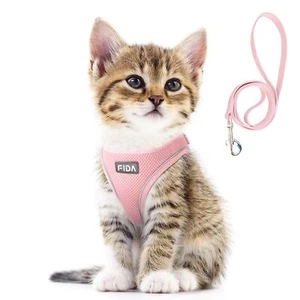 Fida Cat Harness and Leash Set for Walking Kitten and Puppy, Escape Proof Kit... - Picture 1 of 8