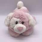Aurora Baby Pink White Dog Plush Stuffed Animal 10” Puppy Lovey Security Dog I3