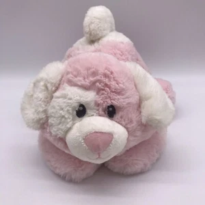 Aurora Baby Pink White Dog Plush Stuffed Animal 10” Puppy Lovey Security Dog I3 - Picture 1 of 7