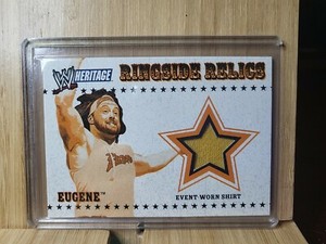 EUGENE🏆2005 Topps WWE Heritage Ringside Relics WORN SHIRT  Card🏆FREE POST 
