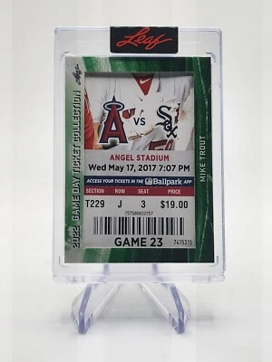 2022 Leaf Game Day Ticket Collection Mike Trout #TC-69 - Image 1 of 2