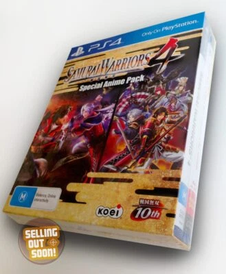 Samurai Warriors 4 PS4 NEW RARE OZI Special Anime Pack COLLECTORS BluRay Box Set - Image 1 of 2