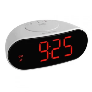 Senioren Funkwecker mit großen LED Ziffern, Funk Digital Wecker großes Display - Bild 1 von 1