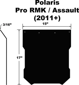 Proven Design Products Snow Flap SF11RMKPB - Picture 1 of 1