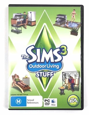 The Sims 3 Outdoor Living  STUFF - PC and MAC DVD Game Complete, Free AU Post~ - Image 1 of 4