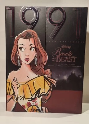 Colección de diseñadores de Disney La Bella y la Bestia 1991 - totalmente nueva en caja sin abrir - Imagen 1 de 4