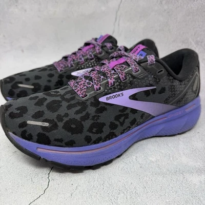 Zapatillas para mujer Brooks Ghost 14 Electric Cheetah Run Wild púrpura talla 7,5 M *Leer Foto 1 de 4