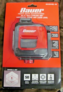 NEW BAUER 20202L-B 50FT CROSS LINER LASER LEVEL SELF LEVELING FREE SHIPPING - Picture 1 of 2