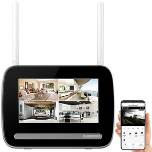 VisorTech Funk-Überwachungsrekorder für Kameras DSC-500.cam/501.cam, Display,App - Bild 1 von 1