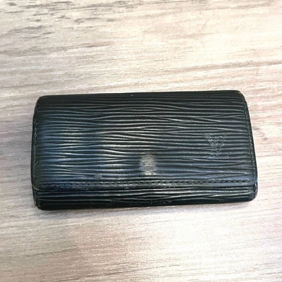 Porta llaves Louis Vuitton Epi de cuero en negro | Estuche para llaves LV vintage Foto 1 de 4