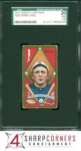 1911 T205 SWEET CAPORAL FRANK LANG SGC 1.5 FAIR 20 - Picture 1 of 4