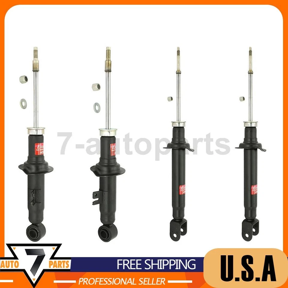 4x Amortiguadores delanteros traseros KYB puntales para Nissan 300ZX 1990 1991 1992 1993 1994 Foto 1 de 4