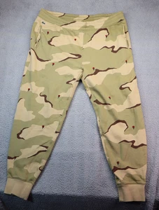 Joggers Lacoste Live Hombres 3XL Vellón Desierto Camuflaje Bordado Rosas Caimán - Imagen 1 de 9