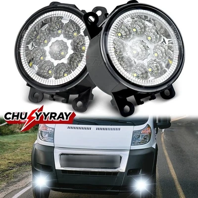 Luzes de neblina de LED para-choque dianteiro RAM PROMASTER 3500 2014 2015-2022 lâmpadas de direção - Imagem 1 de 4