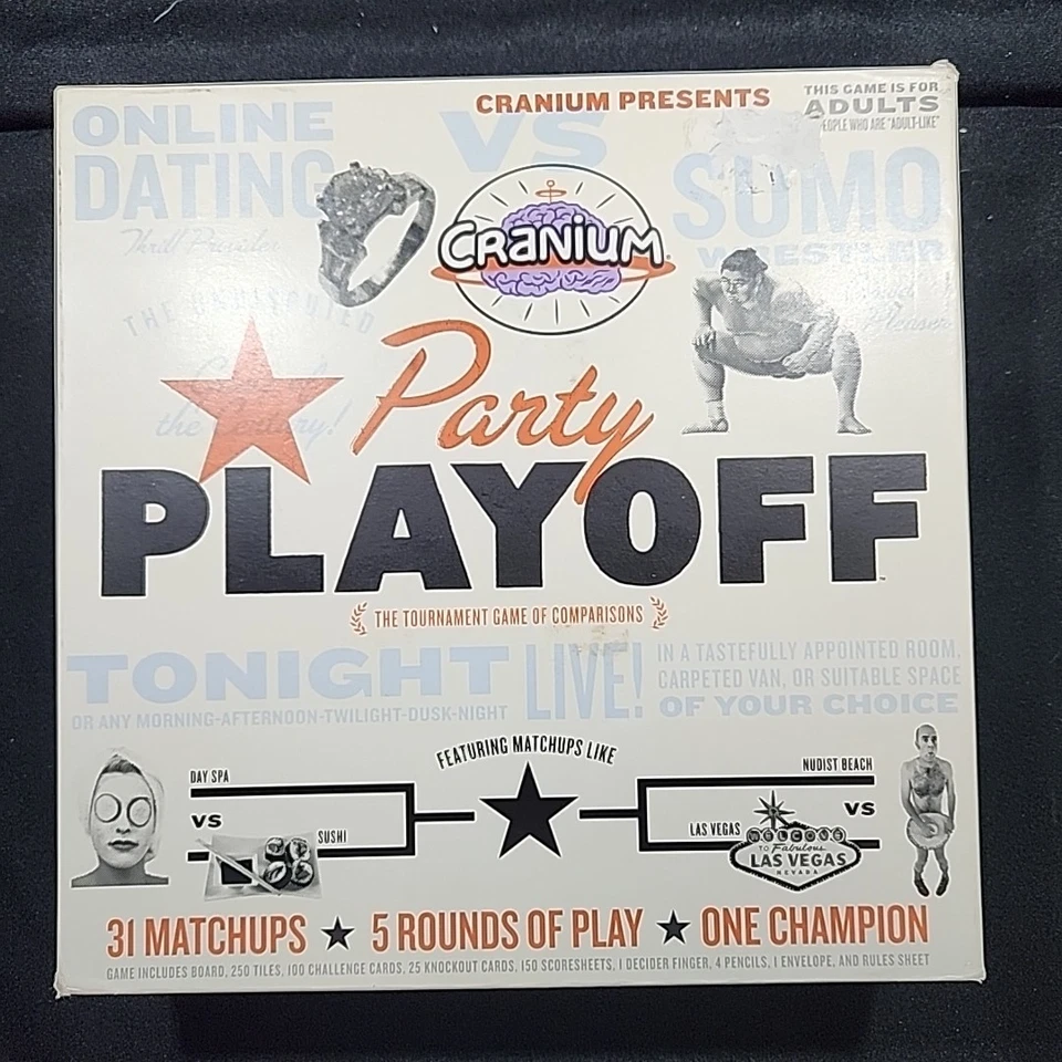 Cranium 2008 Party Playoff 4 Player Adult Board Game
