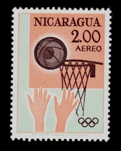 NICARAGUA   SCOTT#  C534   MNH   BASKETBALL/1964 OLYMPICS TOKYO - Picture 1 of 1