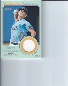Brent Honeywell 2017 Topps Heritage Minors Blue Clubhouse Collection - Picture 1 of 1