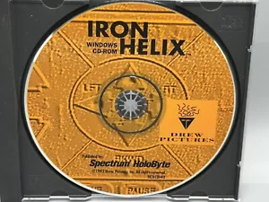 Disco de computadora Iron Helix PC CD solo Spectrum HoloByte 1993 videojuego de colección - Imagen 1 de 6