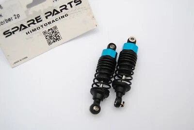 Himoto 02175 Ammortizzatori Testa in Alluminio Blu 60mm 1/10 - Immagine 1 di 2