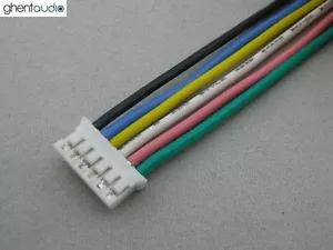 25 pezzi di 24 pollici JST PHR-6 UL silicone filo rame 24AWG cavo/cavo - Foto 1 di 2