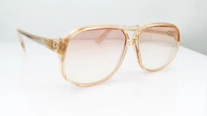 Vintage ORA Roger Translucent Pilot Sunglasses FRAMES ONLY Hong Kong - Picture 1 of 5