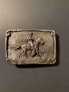 Charles M Russell - Drifters Belt Buckle 688/5000 - Picture 1 of 2