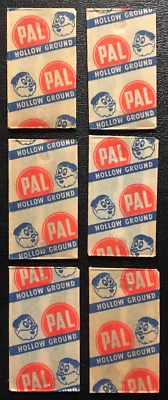 1950s Lot of 6 Wrapped Pal Hollow Ground Razor Blades - New York "New Old Stock" - Image 1 of 3