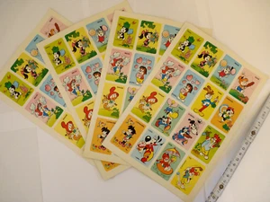 b12023) 4 Bögen mit  SPiELKARTEN, von FiX & FOXi Zeichner THEODOROU,  KAUKA - Bild 1 von 6