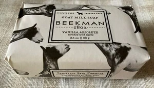 Beekman 1802 VANILLA ABSOLUTE Goat Milk Bar Soap PALM SIZE 3.5 oz Sensitive Skin - Picture 1 of 4