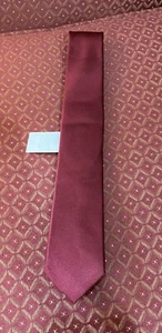 NEW With Tags-Bloomingdales 100% Silk Necktie - Red(Maroon)-The Men's Store - Picture 1 of 7