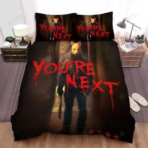 You're Next Poster Ver3 Quilt Duvet Cover Set Bedding Home Textiles