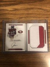 Joe Williams National Treasures ROOKIE SIGNATURES Booklet Auto #44/99! 49'ers SP