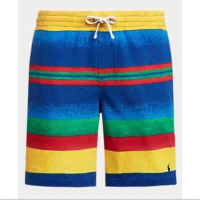 RLX Ralph Lauren, 8-Inch Striped Spa Terry Short, Multi, L. - Image 1 of 4