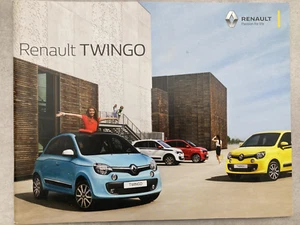 Renault Twingo UK Market Car Sales Brochure - November 2016 - Picture 1 of 5