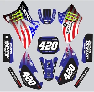 Graphics for Yamaha YZ85 YZ 85 2002-2014 Decals American Flag Custom - Picture 1 of 1