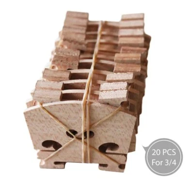 20pcs 3/4 Fiddle Violin Bridge,laser cut  Maple Wood High quality - Image 1 of 4