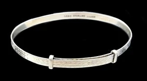 Antique Art Deco 1930's belt sterling silver children's bracelet, 5.32g Griffith - Picture 1 of 12