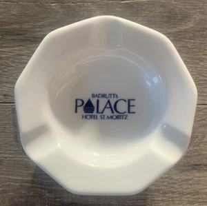 RARE Vintage Badrutt's Palace Hotel ST. Moritz Ashtray Suisse Langenthal - Picture 1 of 2