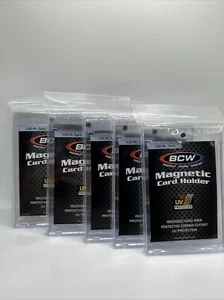 BCW Magnetic Card Holder 130pt Point with UV Protection - Lot of 5 holders - Picture 1 of 4