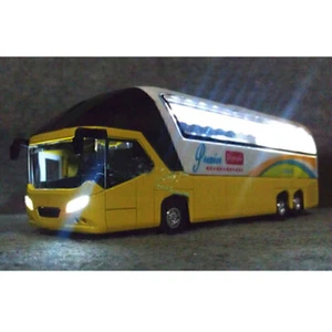Auto Giocattolo Tirabile in Lega 1:32 Alta Simulazione Autobus Visivo con Luce Suona - Foto 1 di 7