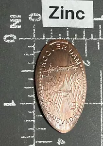 Hoover Dam Boulder Las Vegas Nevada LV NV Elongated Pressed Smashed Penny Coin - Picture 1 of 2